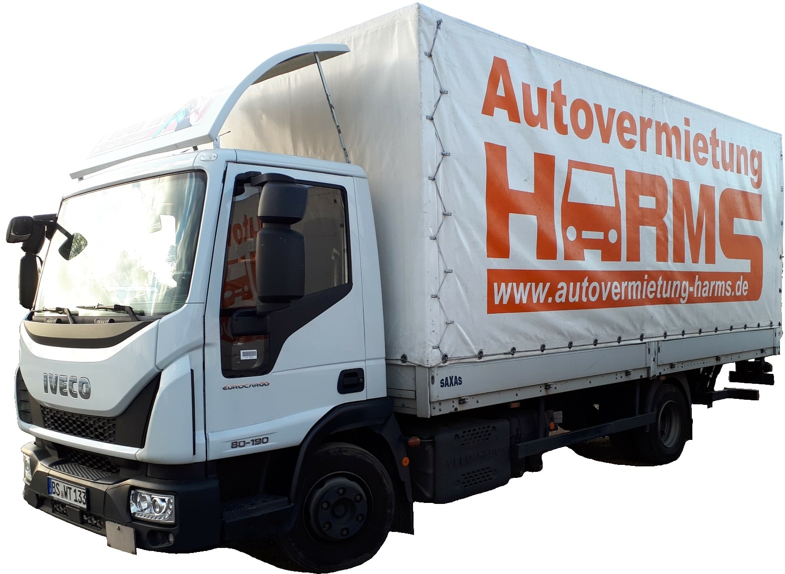 7,5 t LKW Pritsche mieten bei der Autovermietung Harms