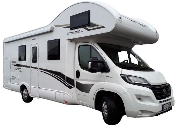 Wohnmobil mit 7 Schlafpläten bei der Autovermietung Harms